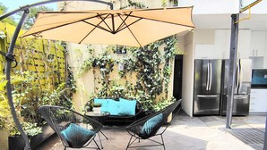 Rom   – standard, 1 dobbeltseng, privat bad | Terrasse/patio
