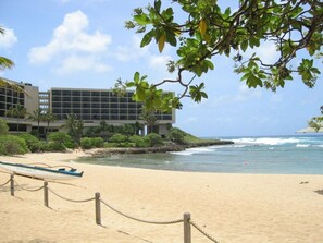 Una spiaggia nelle vicinanze