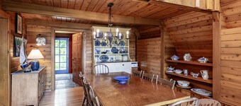 4 bdrm + loft! 3 bath. Cottage+Renovated Guest Cabin!