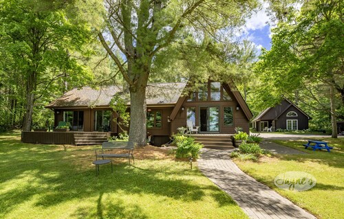 4 bdrm + loft! 3 bath. Cottage+Renovated Guest Cabin!