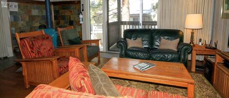 TV, fireplace, DVD player