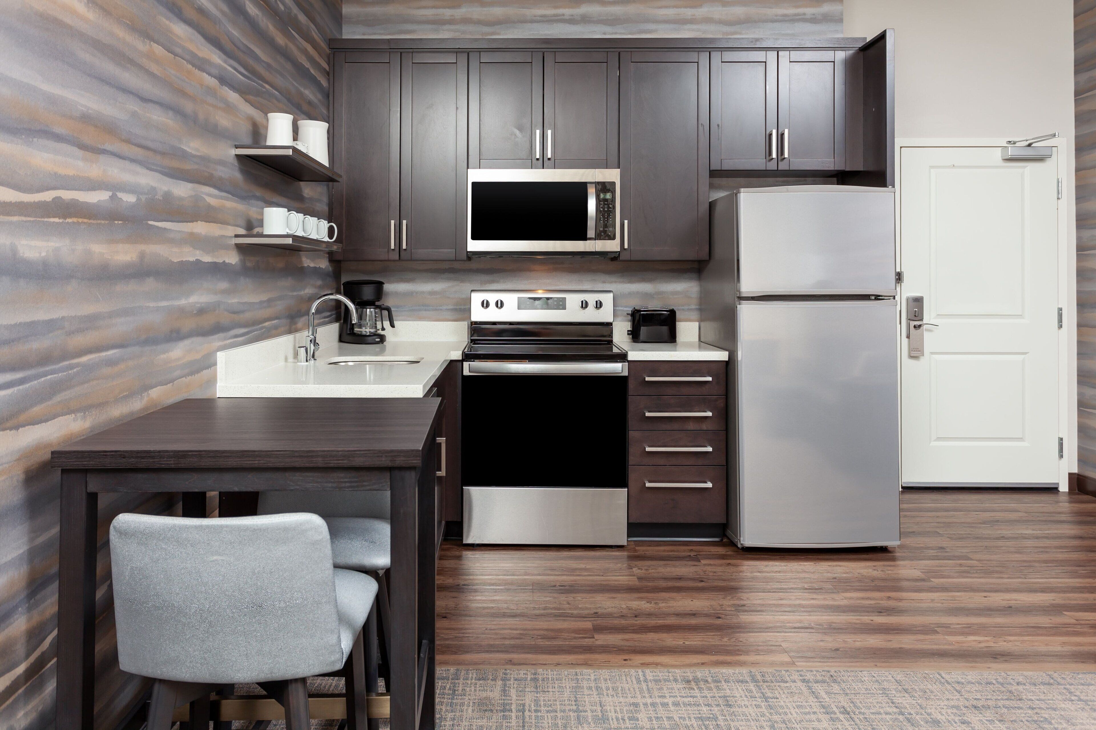 coffee/tea maker, dining tables