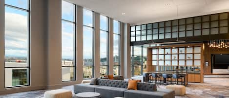 Lounge i lobbyen