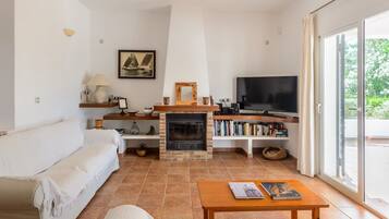 TV, fireplace, table tennis, stereo
