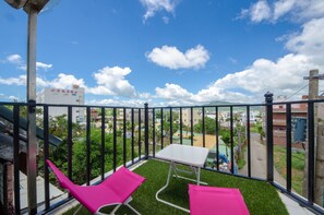 Uitzicht vanaf balkon