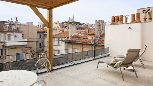 Duplex 2/6 pers.Terrasse exceptionnelle | Teras/patio