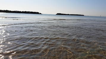 Private beach, beach volleyball