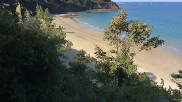 Vlak bij het strand