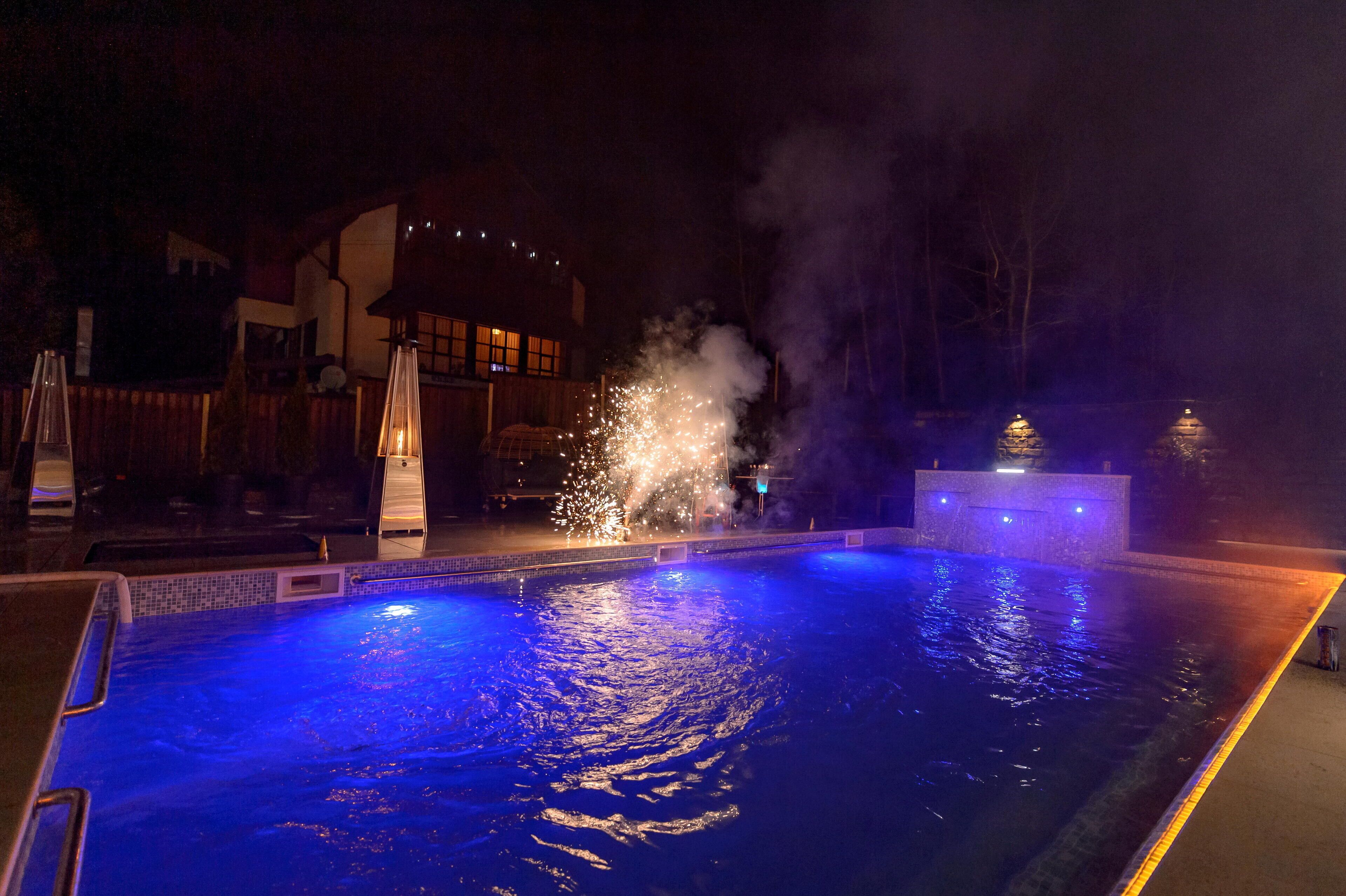 Alberca al aire libre 