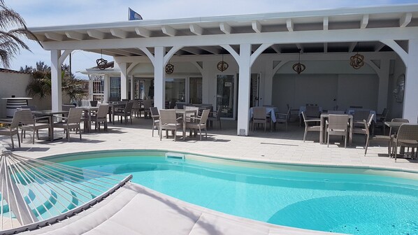 Seasonal outdoor pool