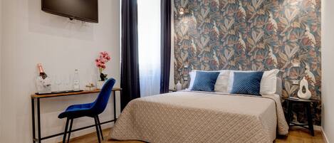 1 غرفة نوم وميني بار وبديكورات فريدة لكل غرفة وطراز فريد لكل وحدة