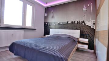 Apartamento | 1 dormitorio, tabla de planchar con plancha, wifi gratis y ropa de cama