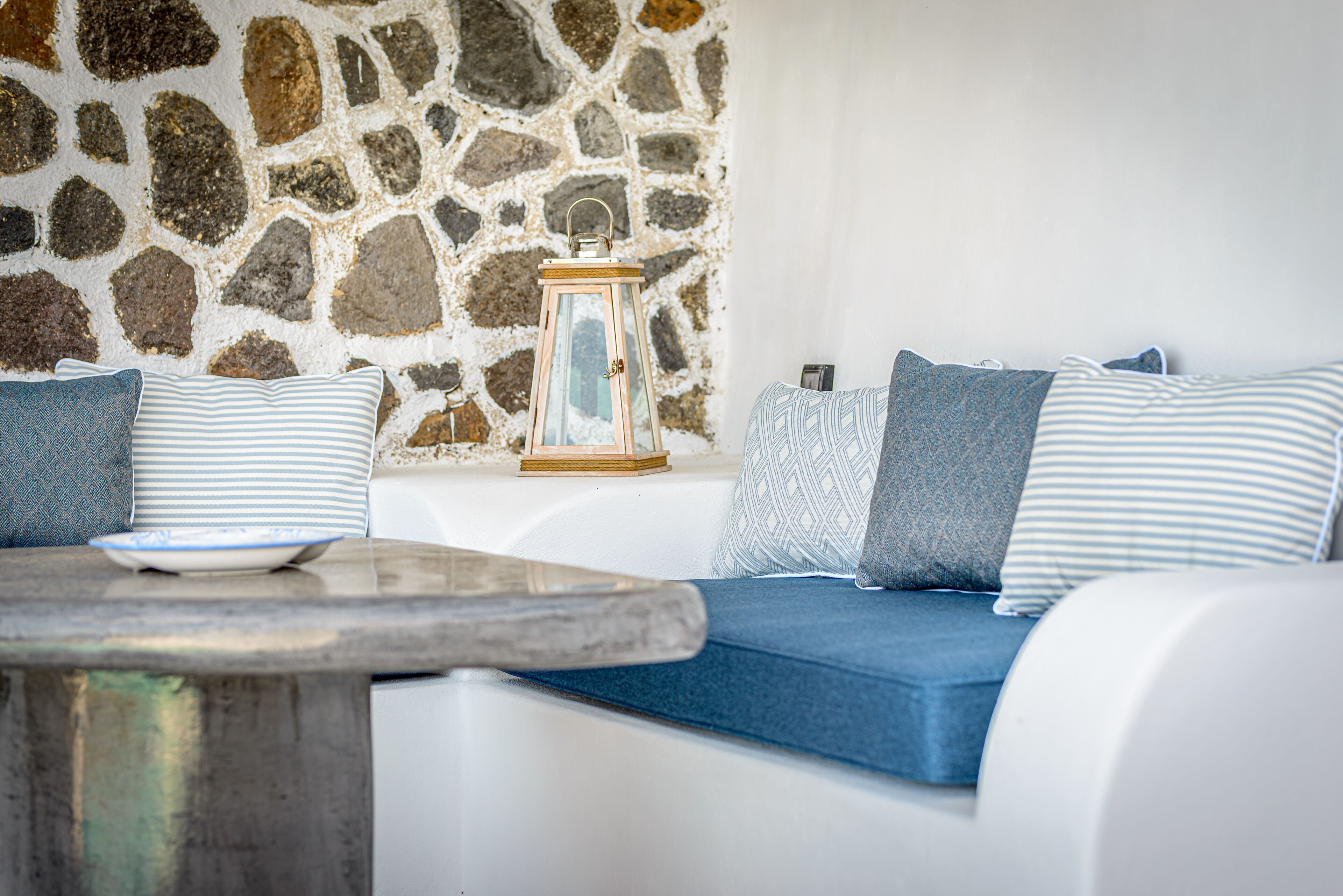 superior cave suite with private pool & sea view | terrace/patio