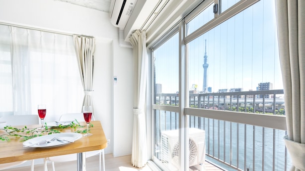 Deluxe Condo | Desk, laptop workspace, blackout curtains, soundproofing - feel Asakusa Stay (Tokyo)
