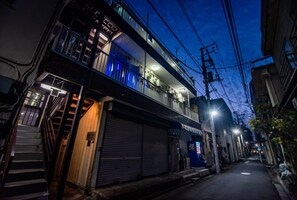 Front of property – evening/night