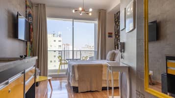Premium-Studio (368613) | 1 Schlafzimmer, hochwertige Bettwaren, Schreibtisch