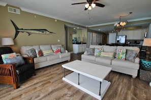 Condo, Multiple Beds (San Carlos 1001) | Living area
