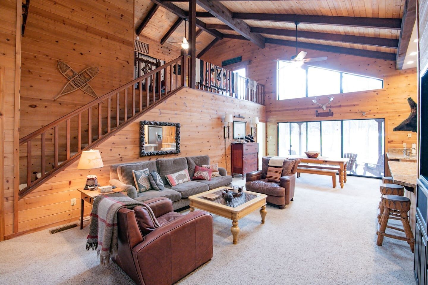 Geronimo on the 18th hole of Golf Course