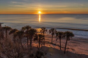 On the beach - Gorgeous Oceanfront 6 bdrm, 6 ba. home, heated swim spa, elevator, private! (Edisto Island)