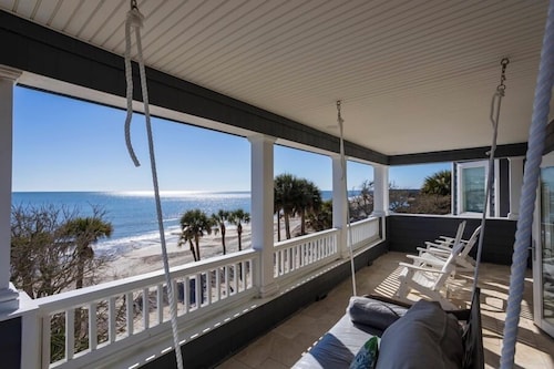 Gorgeous Oceanfront 6 bdrm, 6 ba. home, heated swim spa, elevator, private!