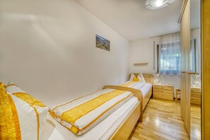 2 makuuhuonetta, ilmainen Wi-Fi, vuodevaatteet