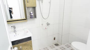 Towels, soap, toilet paper