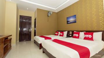 Kamar Keluarga (Superior) | Seprai antialergi, meja kerja, Wi-Fi gratis, dan seprai linen