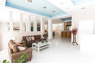 Sala de estar en el lobby