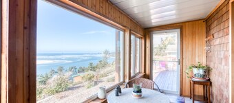 Dog-friendly home with balcony, porches & top-of-the world ocean views