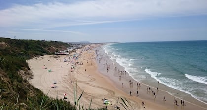 Apartment 100 meters from the promenade and beach. Incredible rooftop views.