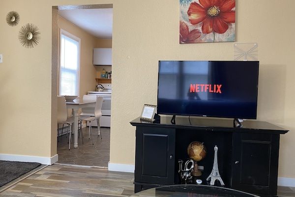 Smart TV with Netflix and antenna with local channels