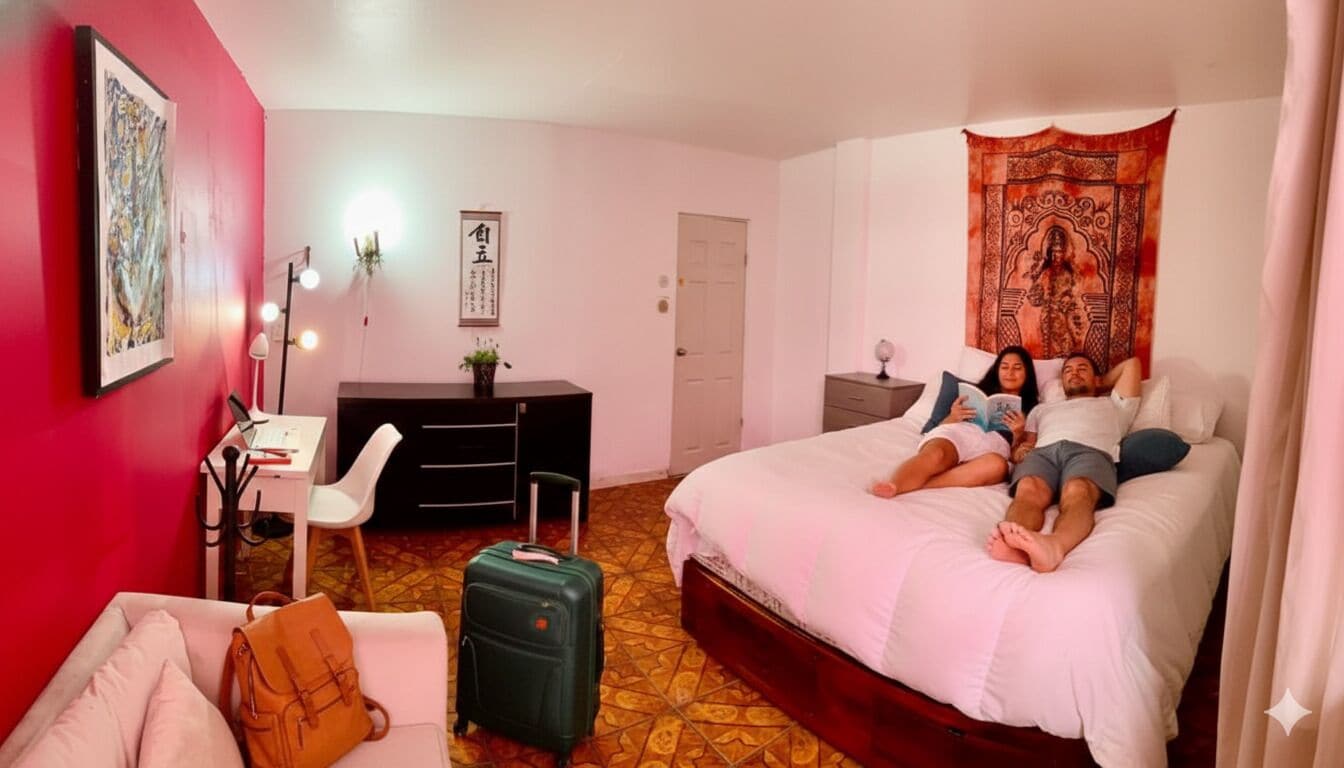 Prana | Desk, laptop workspace, iron/ironing board, free WiFi