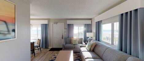 TV, fireplace, stereo