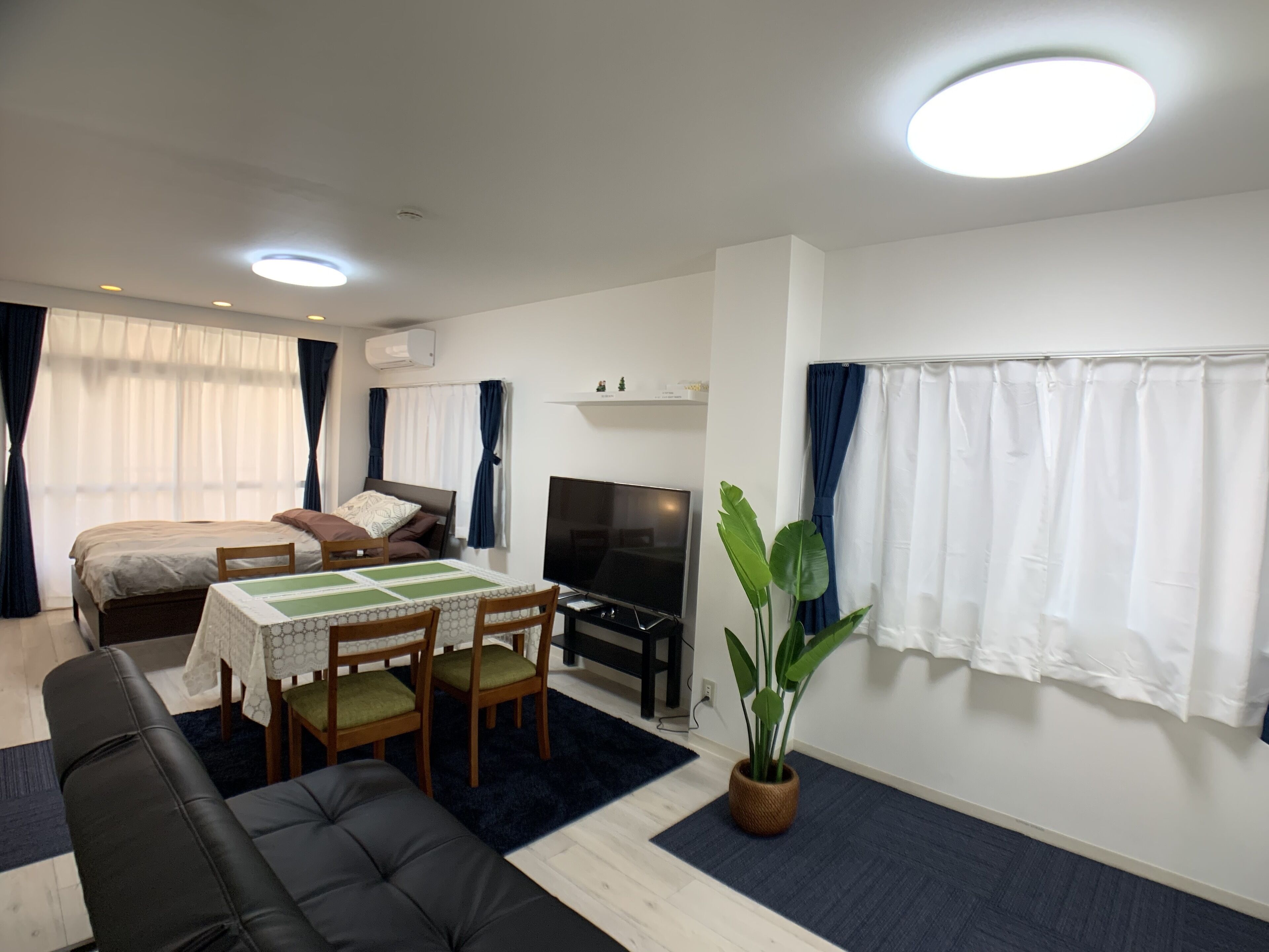 MapleMaison Asakusa | Living area | Flat-screen TV