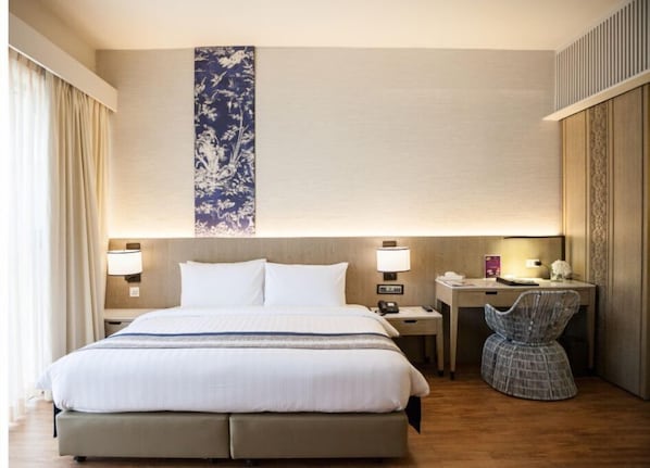 1 chambre, coffres-forts dans les chambres, fer et planche à repasser