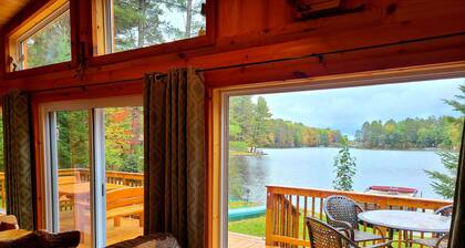 Bayview Cabin auf malerischen Northwoods 7 Meile Kette von Seen