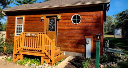 Pineview Cabin at Bayview Cabin Resort on Picturesque Northwoods Lake in Wi.