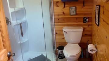 Shower, toilet paper