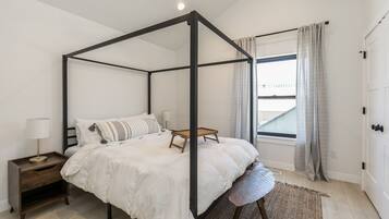 2 bedrooms, in-room safe, iron/ironing board, WiFi