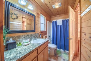 Ferienhaus, 1 Schlafzimmer | Badezimmer | Duschwanne, Handtücher
