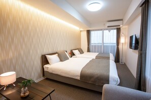 Superior Twin Room with Terrace | Memory-foam beds, desk, iron/ironing board, free WiFi - BON Kyoto Station (Kyoto)
