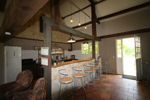 Dining - Domaine de La Fourtonie swimming pool spa (hectares of woods and meadows) (dordogne)