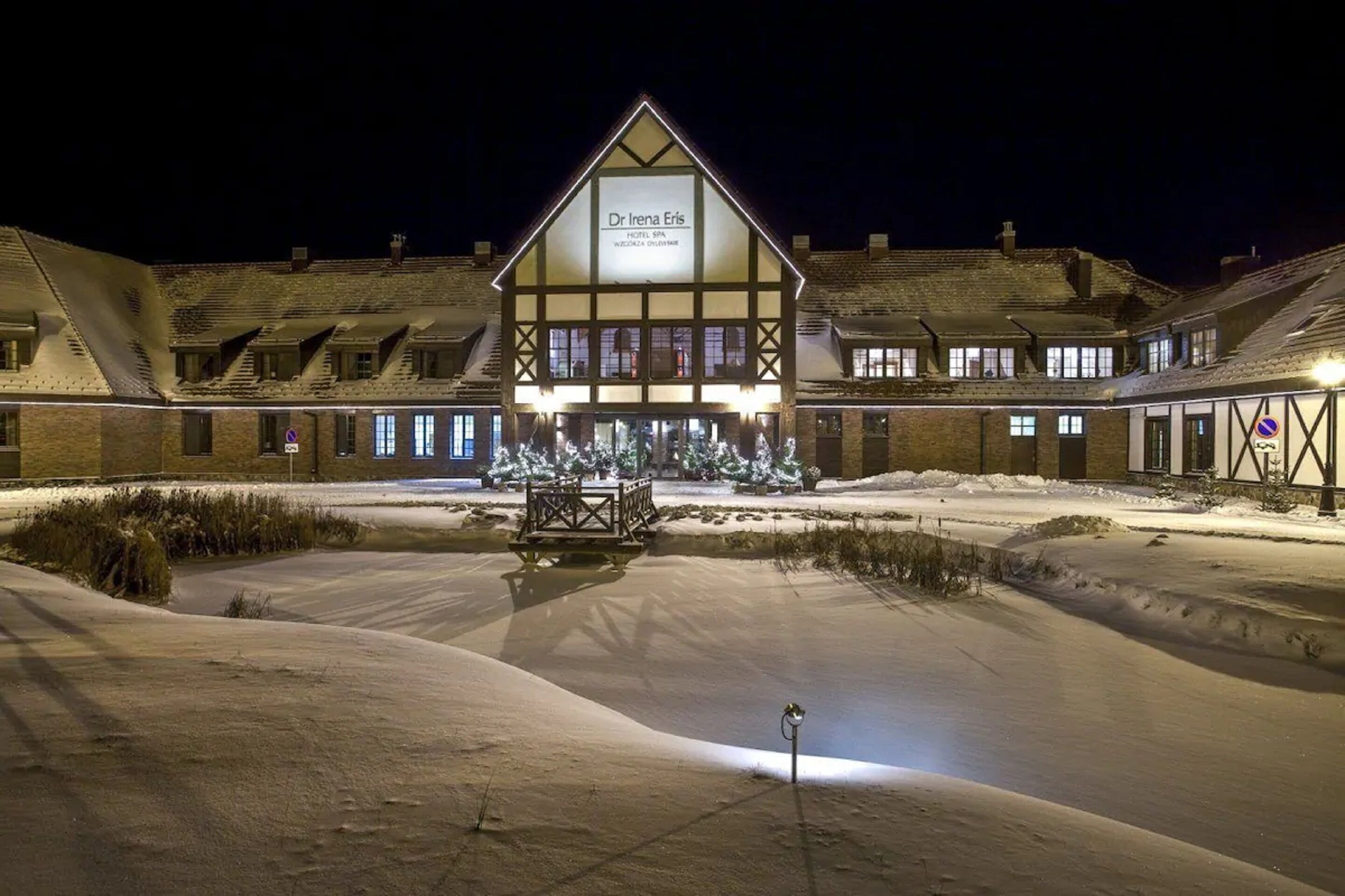 front of property – evening/night