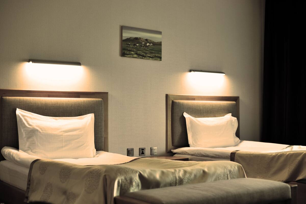 Standard Twin Room | Egyptian cotton sheets, premium bedding, down duvets