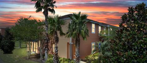 Front of property - evening/night