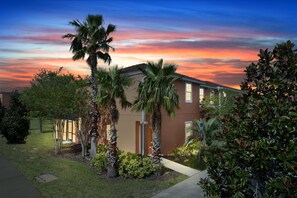 Front of property – evening/night