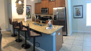 Townhome, 5 Bedrooms | Living area | 60-inch Smart TV with cable channels, TV, Netflix