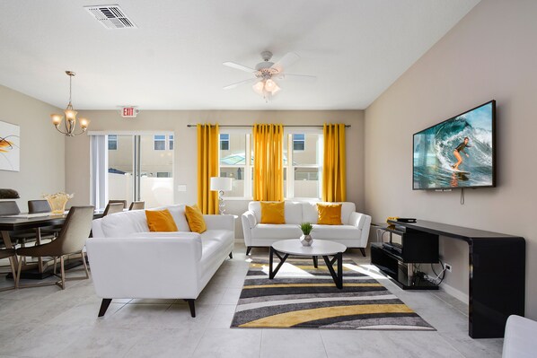 Townhome, 4 Bedrooms | Living room