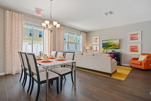 Townhome, 4 Bedrooms | Living area - Stunning 4Bd Sleeps9 w Jacuzzi Close to Disney @ Compass Bay 5113 (Kissimmee)