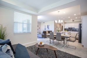 Apartment, 2 Bedrooms | Living area | 60-inch Smart TV with cable channels, TV, Netflix - Gorgeous Two Bedroom Apt Close to Disney 306 4721 @Storey Lake Resort (Kissimmee)